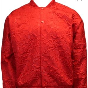 Adidas Red Bomber Jacket